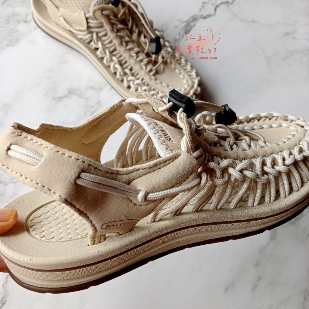 <紅豆是賣鞋的>新款老船長SINA COVA運動涼鞋、手工編織羅馬涼鞋、透氣性佳夏天不悶熱、包頭款洞洞涼鞋、個性涼鞋-細節圖6