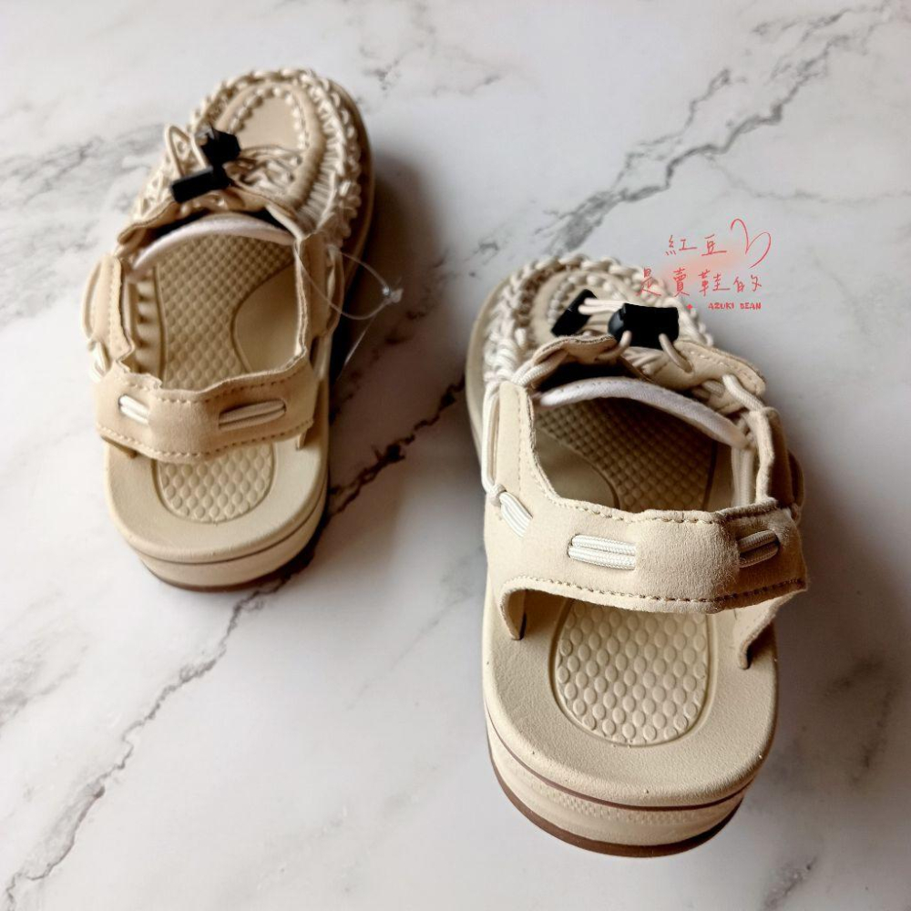 <紅豆是賣鞋的>新款老船長SINA COVA運動涼鞋、手工編織羅馬涼鞋、透氣性佳夏天不悶熱、包頭款洞洞涼鞋、個性涼鞋-細節圖9