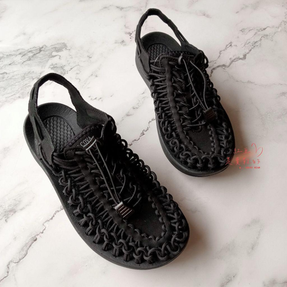 <紅豆是賣鞋的>新款老船長SINA COVA運動涼鞋、手工編織羅馬涼鞋、透氣性佳夏天不悶熱、包頭款洞洞涼鞋、個性涼鞋-細節圖2