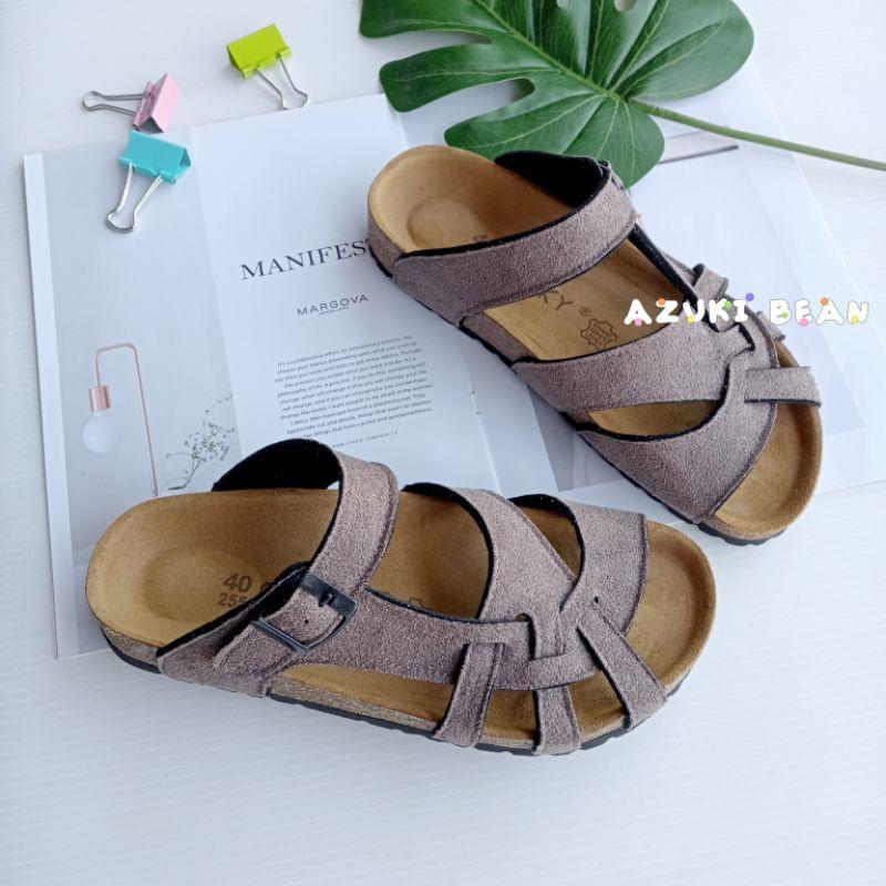 <紅豆是賣鞋的>男生新色拖鞋、🇹🇼台灣手工製拖鞋、編織款拖鞋、中底牛皮+舒軟墊百搭拖鞋-細節圖5