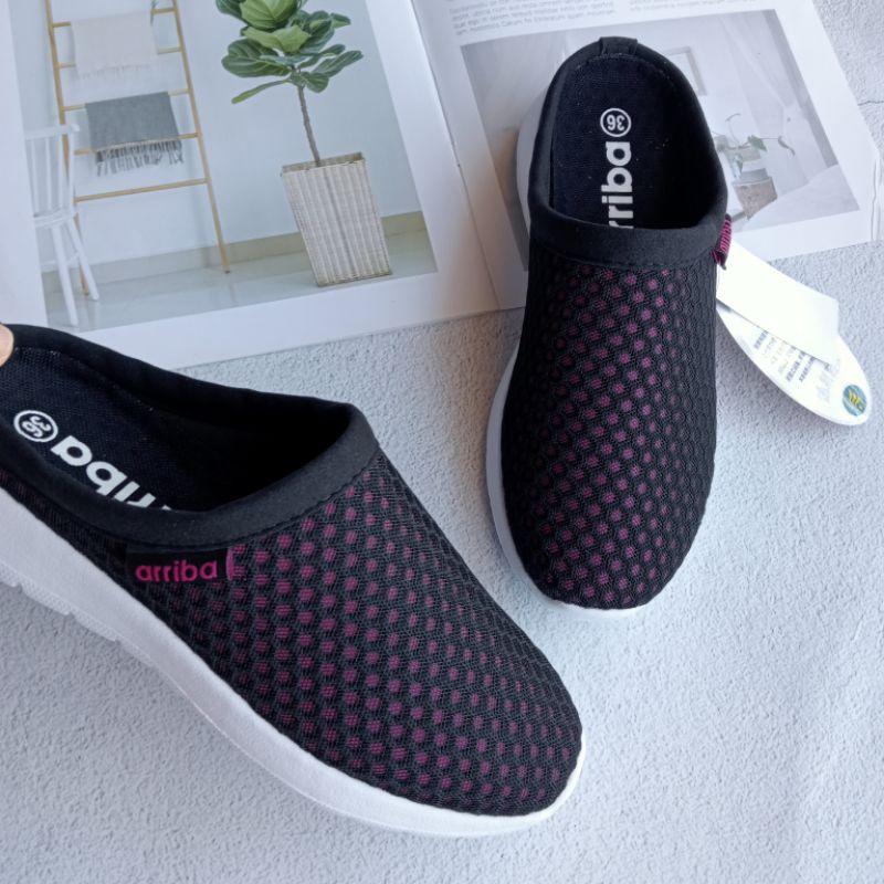 <紅豆是賣鞋的>女生款arriba透氣懶人鞋、輕質、抗菌、防臭穆勒鞋、高科技抗菌除理防臭懶人鞋、輕質久站不累-細節圖2