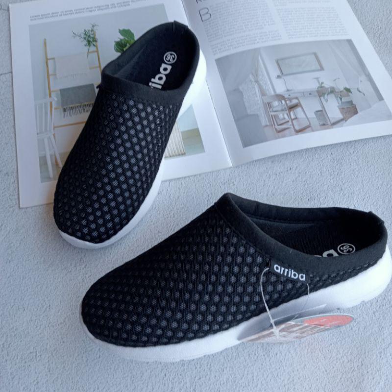 <紅豆是賣鞋的>女生款arriba透氣懶人鞋、輕質、抗菌、防臭穆勒鞋、高科技抗菌除理防臭懶人鞋、輕質久站不累-細節圖6