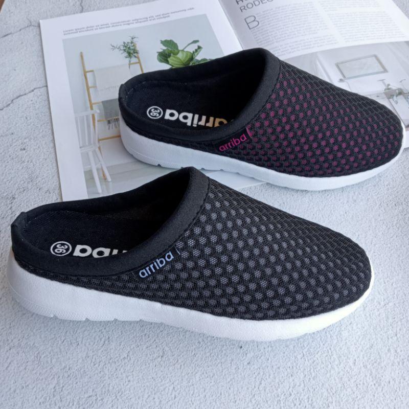 <紅豆是賣鞋的>女生款arriba透氣懶人鞋、輕質、抗菌、防臭穆勒鞋、高科技抗菌除理防臭懶人鞋、輕質久站不累-細節圖7