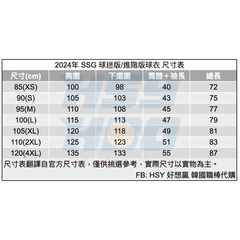 【代購】KBO SSG登陸者 2024年 主/客場 球迷版球衣 *無背號款*  韓國職棒 金廣鉉 秋信守 崔廷 崔智訓-細節圖10