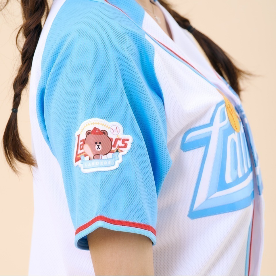 【代購】KBO SSG 登陸者 2024年 Linefriends 聯名球衣 天藍色款 韓國職棒-細節圖5