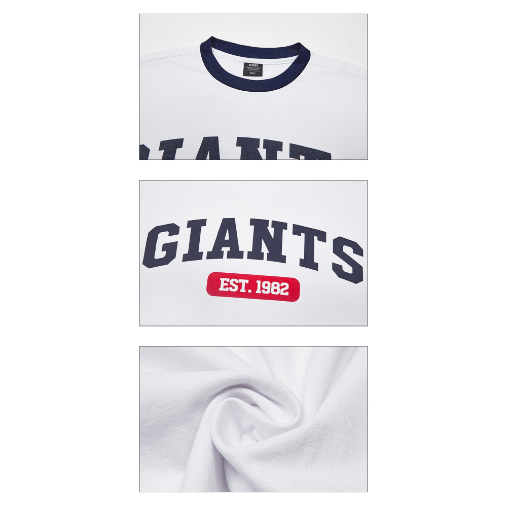 【代購】KBO 樂天巨人 短版T恤 白色款/丈青款  韓國職棒 Lotte Giants-細節圖4