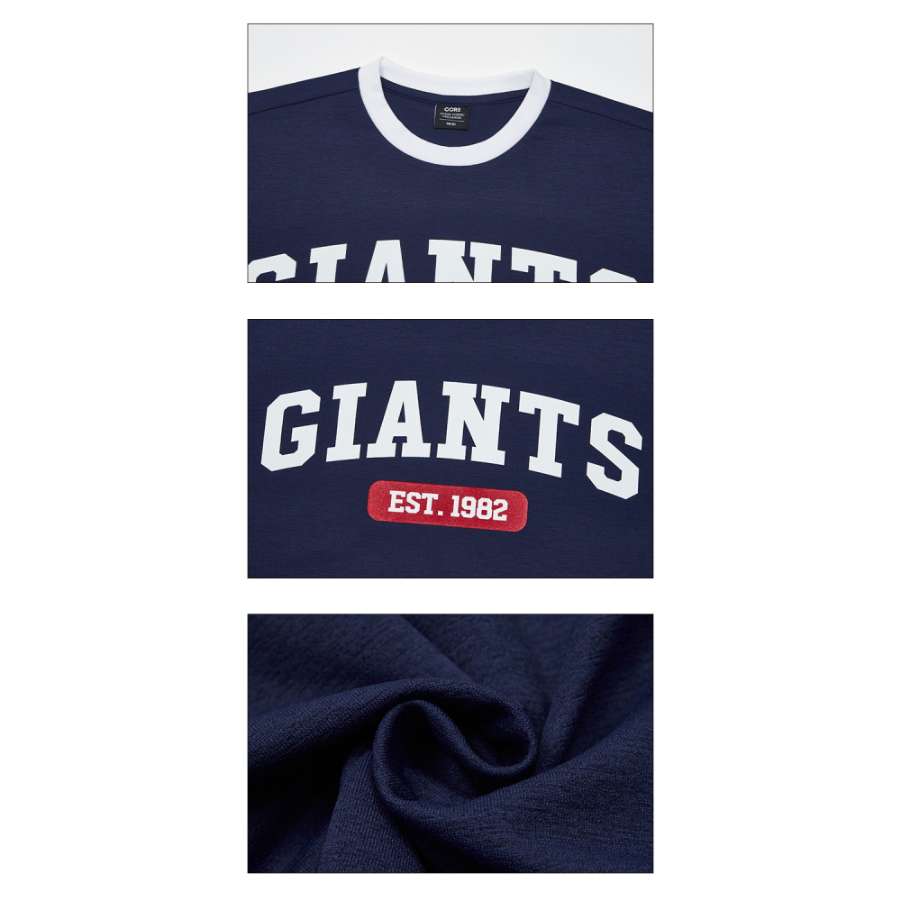 【代購】KBO 樂天巨人 短版T恤 白色款/丈青款  韓國職棒 Lotte Giants-細節圖6
