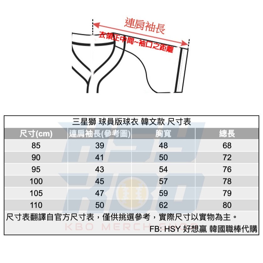 【代購】KBO 三星獅 球員版球衣 韓文白/韓文藍 韓國職棒 吳昇桓 具滋昱 李在賢 元兌仁-細節圖10