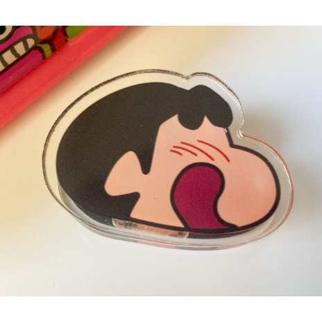 可愛手帳必備壓克力夾子 蠟筆小新三麗鷗小熊維尼阿尼亞吉伊卡哇-規格圖8