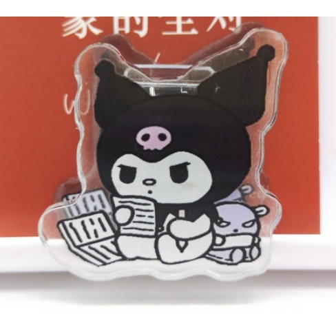 可愛手帳必備壓克力夾子 蠟筆小新三麗鷗小熊維尼阿尼亞吉伊卡哇-規格圖8