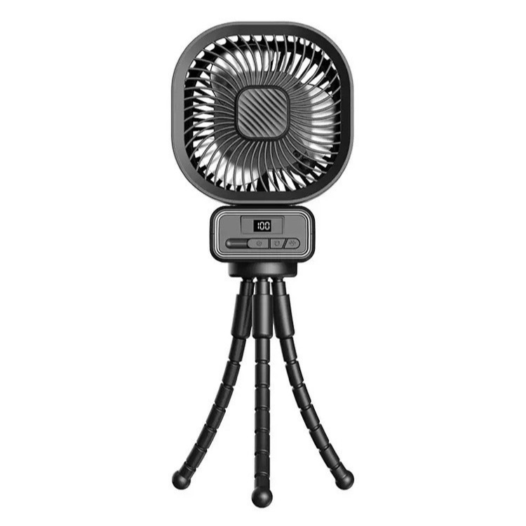 八爪魚黑白風扇 夏天戶外露營桌面風扇嬰兒車必備配件-規格圖9