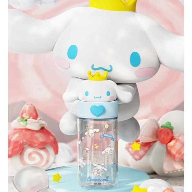 三麗鷗公仔太空杯 酷洛米美樂蒂大耳狗帕恰狗半魚人凱蒂貓500ML-細節圖3