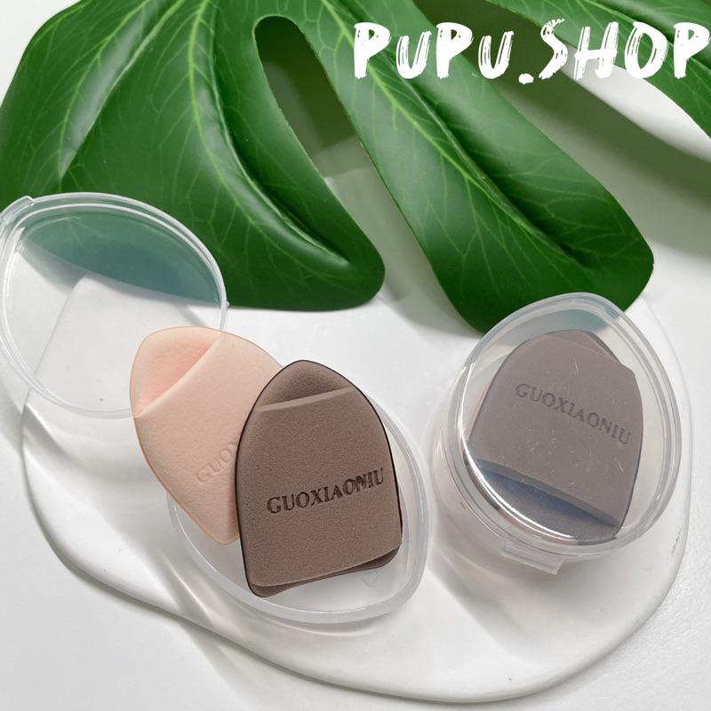 Pupu.shop🌸新品現貨｜郭小妞 奶咖指套粉撲 拇指粉撲 細節遮瑕粉撲 迷你粉撲-細節圖2