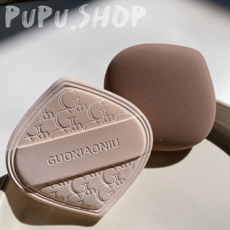 Pupu.shop🌸新品現貨｜郭小妞 奶咖粉撲氣墊 雙頭尖氣墊粉撲-細節圖5