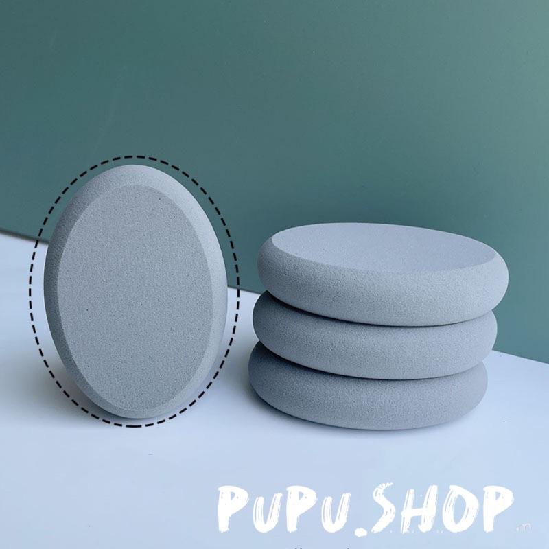 Pupu.shop♡台灣現貨｜一次性粉撲 拋棄式粉撲 超大橢圓粉撲 美妝蛋 獨立包裝 乾濕兩用粉撲-細節圖2