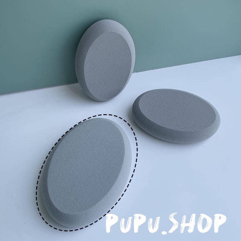 Pupu.shop♡台灣現貨｜一次性粉撲 拋棄式粉撲 超大橢圓粉撲 美妝蛋 獨立包裝 乾濕兩用粉撲-細節圖3