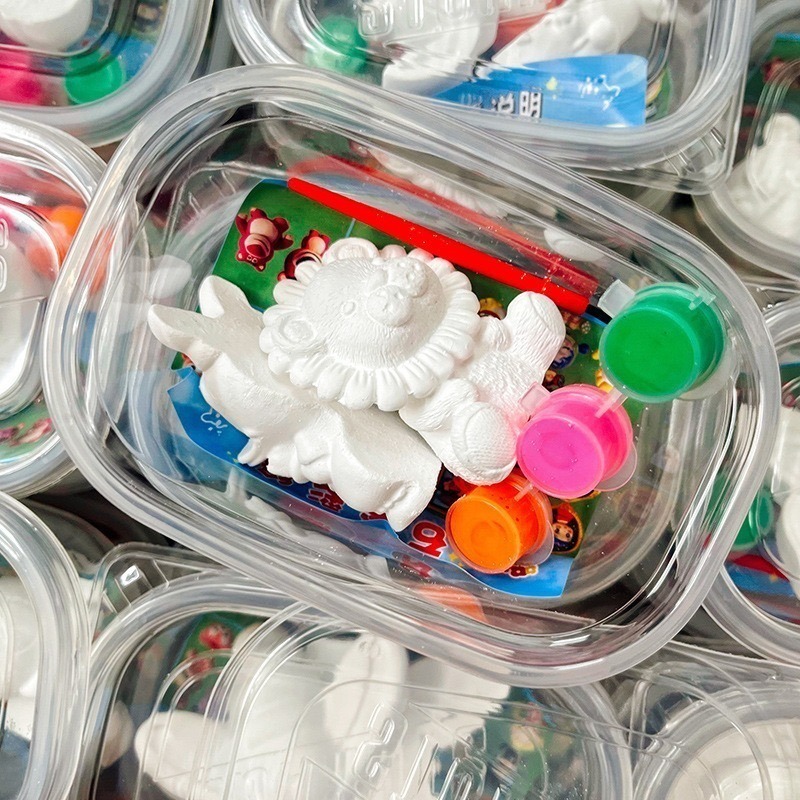 ⭐⭐忻宸小鋪⭐⭐【HC2416】兒童DIY石膏彩繪│石膏款│創意小手工│盒裝 (款式隨機出貨)-細節圖2