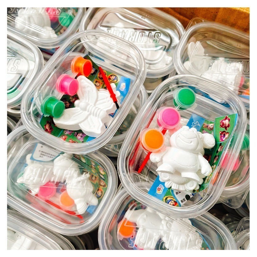 ⭐⭐忻宸小鋪⭐⭐【HC2416】兒童DIY石膏彩繪│石膏款│創意小手工│盒裝 (款式隨機出貨)-細節圖3