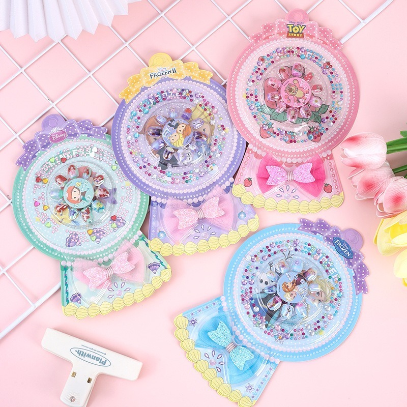 ⭐⭐忻宸小鋪⭐⭐【HC2429】DIY兒童美甲套裝│手工DIY│公主指甲貼片│美感培養│奬勵小禮物 (款式隨機出貨)-細節圖3