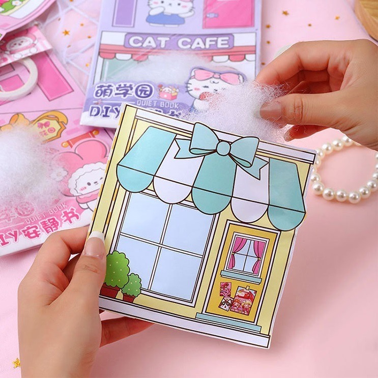 ⭐⭐忻宸小鋪⭐⭐【HC2424】幼兒DIY安靜書│手工DIY│訓練手眼協調│創意小手工│奬勵小禮物 (款式隨機出貨)-細節圖3