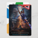 NBA 新狼王 灰狼 Anthony Edwards 閃電悠遊卡 (實體悠遊卡,非貼紙)：Antman 蟻人 愛德華茲-規格圖2