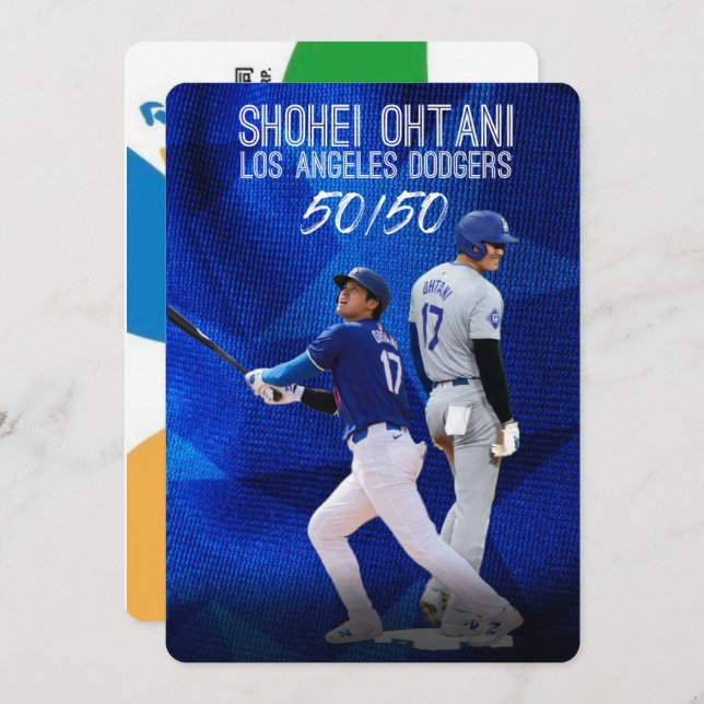 大谷翔平 「50轟50盜」紀念款 實體悠遊卡 Shohei Ohtani 道奇隊 超級強打-細節圖2