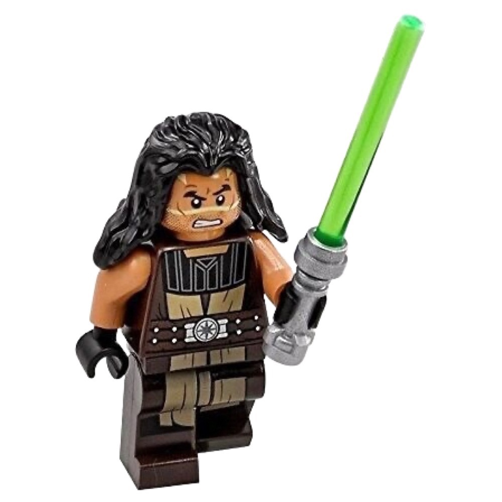 正版樂高 星際大戰 Quinlan Vos 人偶（九成新）：Jedi 絕地武士 Lego Star Wars-細節圖2