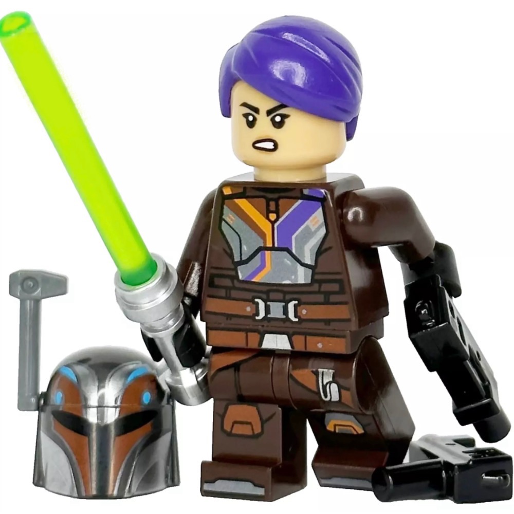 [正版樂高] 星際大戰 Sabine Wren 人偶 （全新）：Jedi 絕地武士 Star Wars SW 星戰-規格圖4