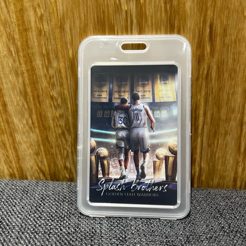 [店長大推] NBA勇士隊「浪花兄弟」 實體悠遊卡(非貼紙)：Stephen Curry Klay Thompson勇士-細節圖7