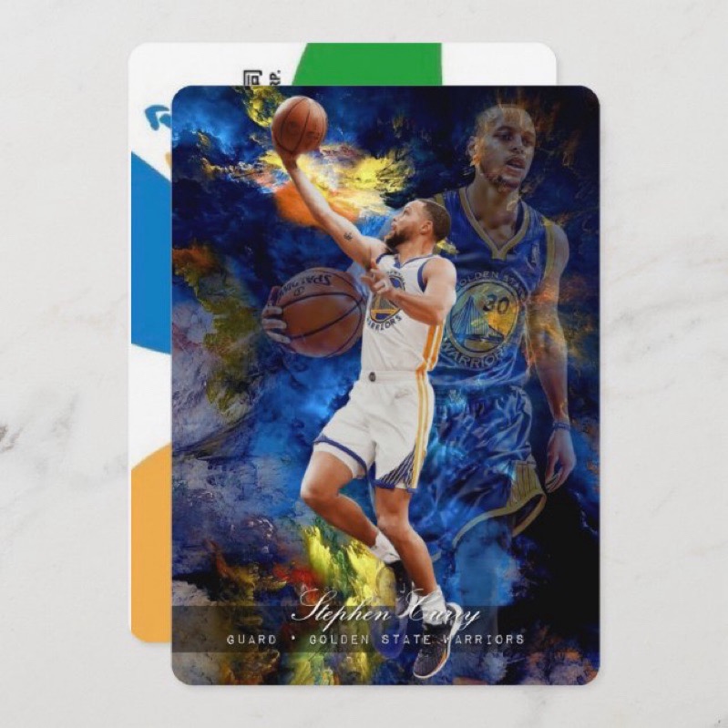 NBA金州勇士隊 Stephen Curry悠遊卡 (實體悠遊卡,非貼紙)：三分球紀錄保持人 Warriors準名人堂-規格圖5