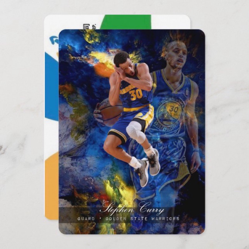 NBA金州勇士隊 Stephen Curry悠遊卡 (實體悠遊卡,非貼紙)：三分球紀錄保持人 Warriors準名人堂-規格圖5