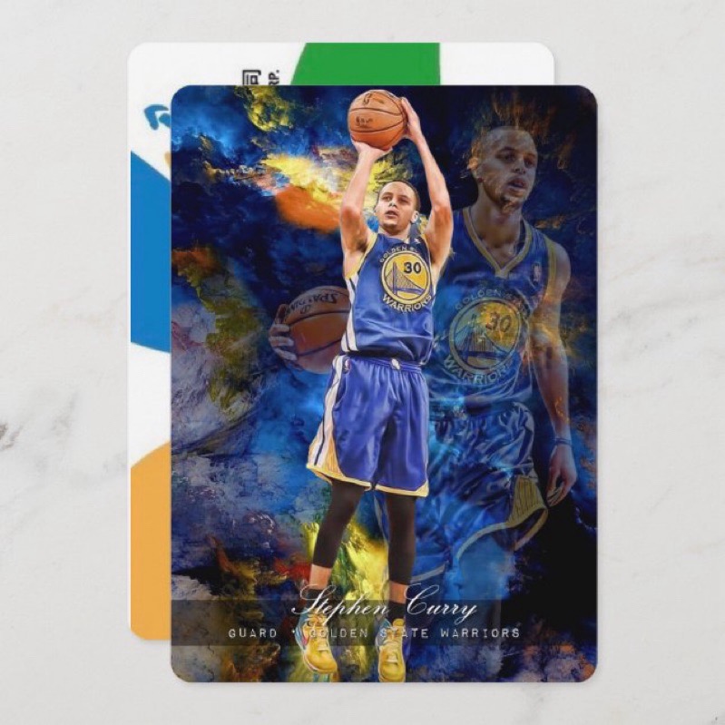NBA金州勇士隊 Stephen Curry悠遊卡 (實體悠遊卡,非貼紙)：三分球紀錄保持人 Warriors準名人堂-規格圖5