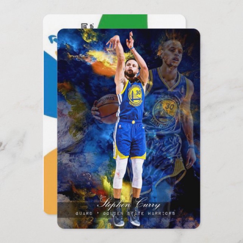NBA金州勇士隊 Stephen Curry悠遊卡 (實體悠遊卡,非貼紙)：三分球紀錄保持人 Warriors準名人堂-規格圖5