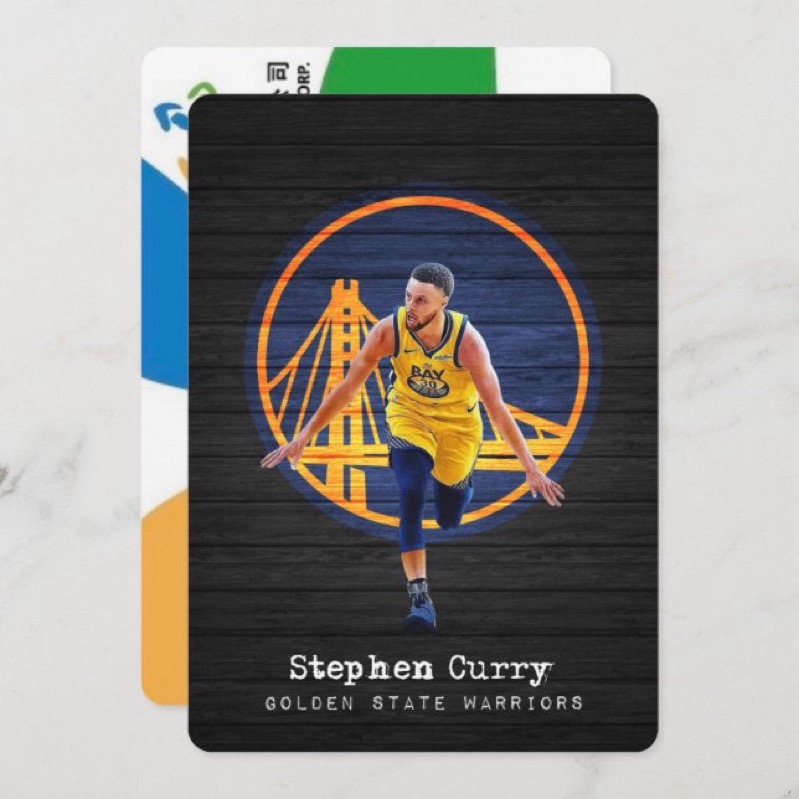 NBA金州勇士隊 Stephen Curry悠遊卡 (實體悠遊卡,非貼紙)：三分球紀錄保持人 Warriors準名人堂-規格圖5