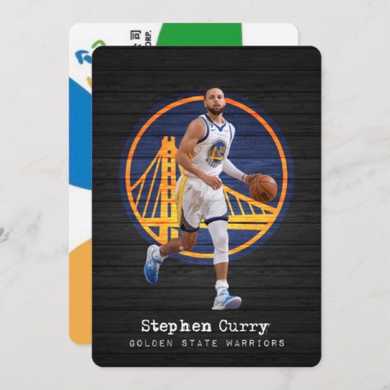 NBA金州勇士隊 Stephen Curry悠遊卡 (實體悠遊卡,非貼紙)：三分球紀錄保持人 Warriors準名人堂-規格圖5
