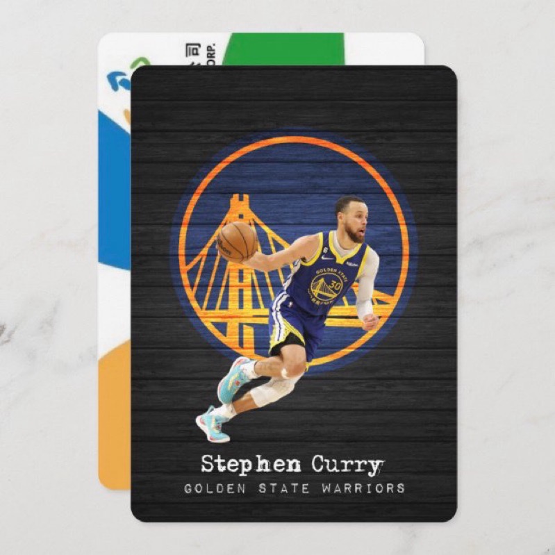 NBA金州勇士隊 Stephen Curry悠遊卡 (實體悠遊卡,非貼紙)：三分球紀錄保持人 Warriors準名人堂-規格圖5