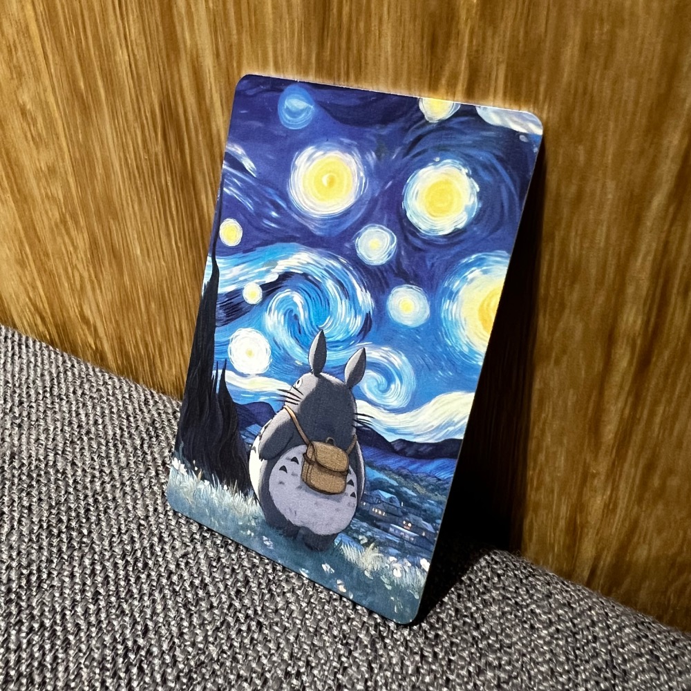 動畫電影 龍貓 豆豆龍 造型悠遊卡 (實體悠遊卡,非貼紙)：Totoro-規格圖3