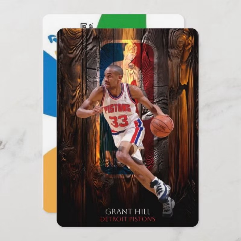 NBA超級球星悠遊卡(實體悠遊卡)：喬丹Penny Kobe Grant Hill 艾佛森 Nash Curry-規格圖3