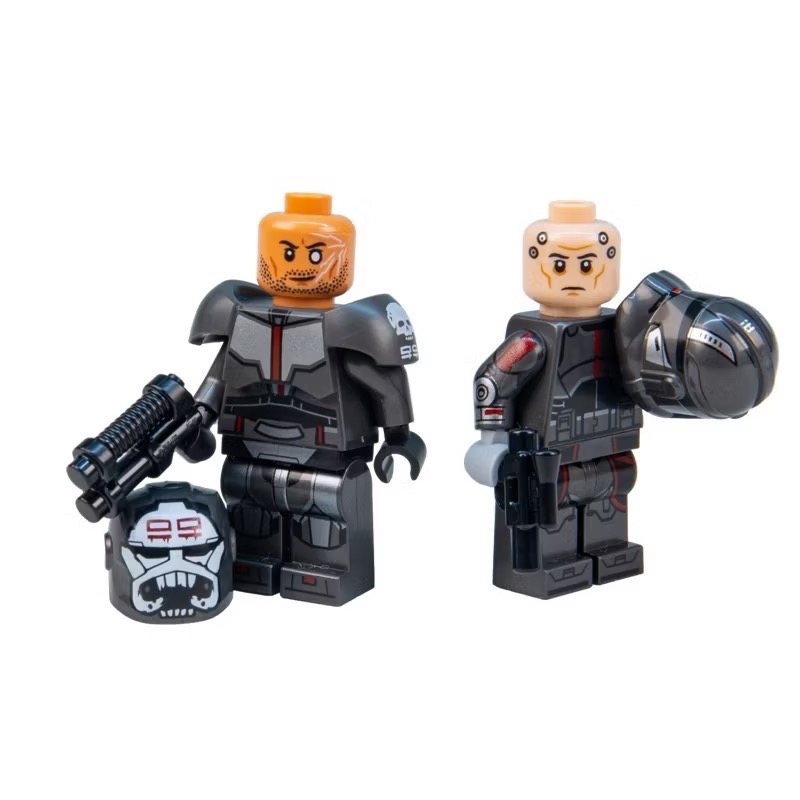 [全新] 正版 樂高 星際大戰 影集「瑕疵小隊」Bad Batch：回音Echo經典人偶：(全新、附武器）Lego-細節圖4