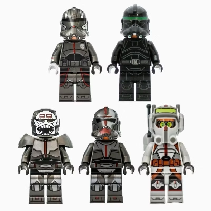 [全新] 正版 樂高 星際大戰 影集「瑕疵小隊」Bad Batch：回音Echo經典人偶：(全新、附武器）Lego-細節圖6
