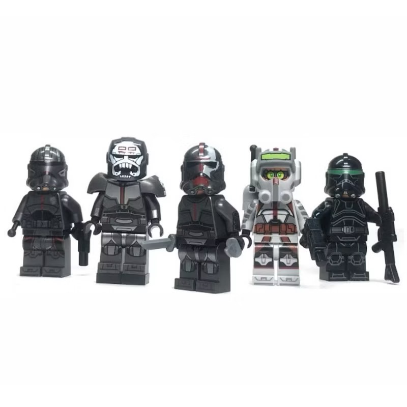 [全新] 正版 樂高 星際大戰 影集「瑕疵小隊」Bad Batch：回音Echo經典人偶：(全新、附武器）Lego-細節圖7