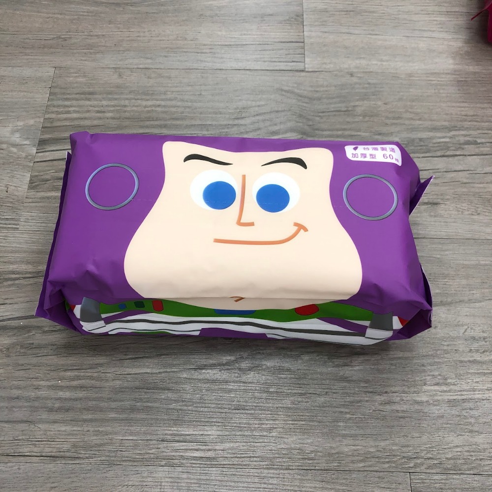 迪士尼玩總系列 60抽加厚款 乾濕兩用巾(可選款)-規格圖1