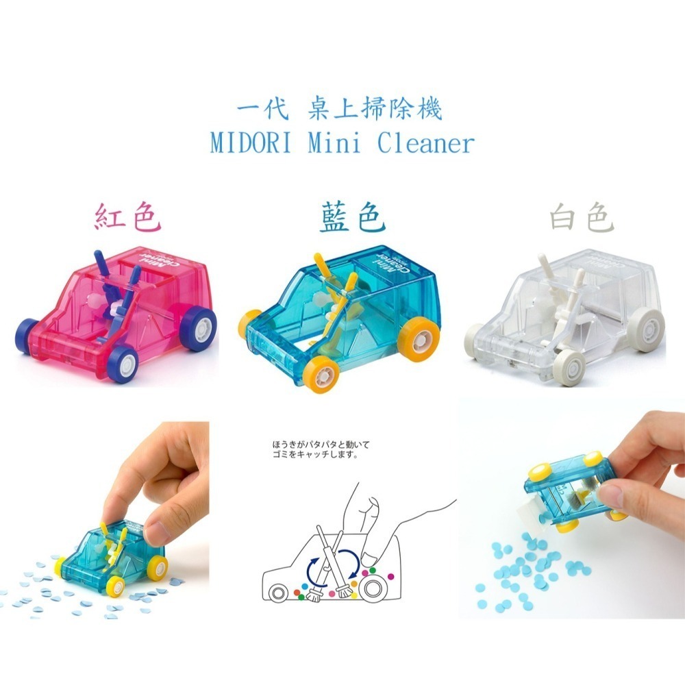桌上掃除機 MIDORI Mini Cleaner 清潔小車-細節圖2