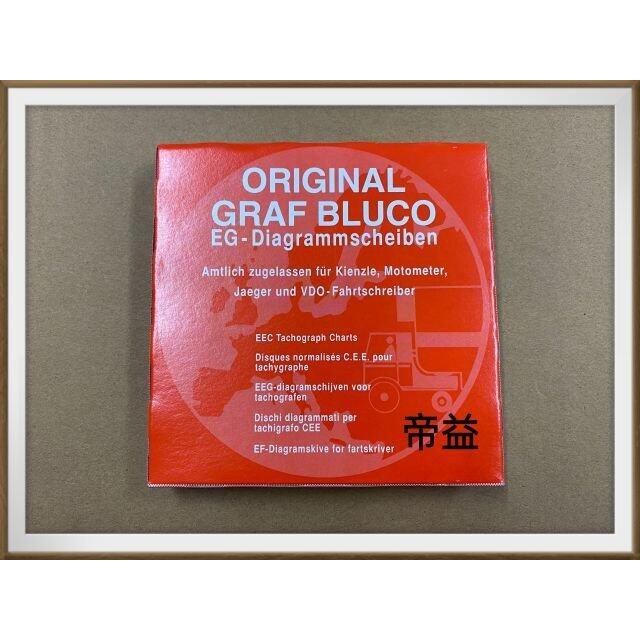 【帝益汽材】ORIGINAL GRAF BLUCO 一日用 125km 水滴孔 橢圓孔 行車記錄紙 行車紀錄紙 大餅紙-細節圖3