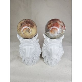 紅水草瑪瑙球 紅水草 瑪瑙球 水晶球 礦標球擺件-細節圖2