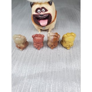 阿拉善 阿拉善雕刻 擺件 遮臉小熊（未通孔）-細節圖2