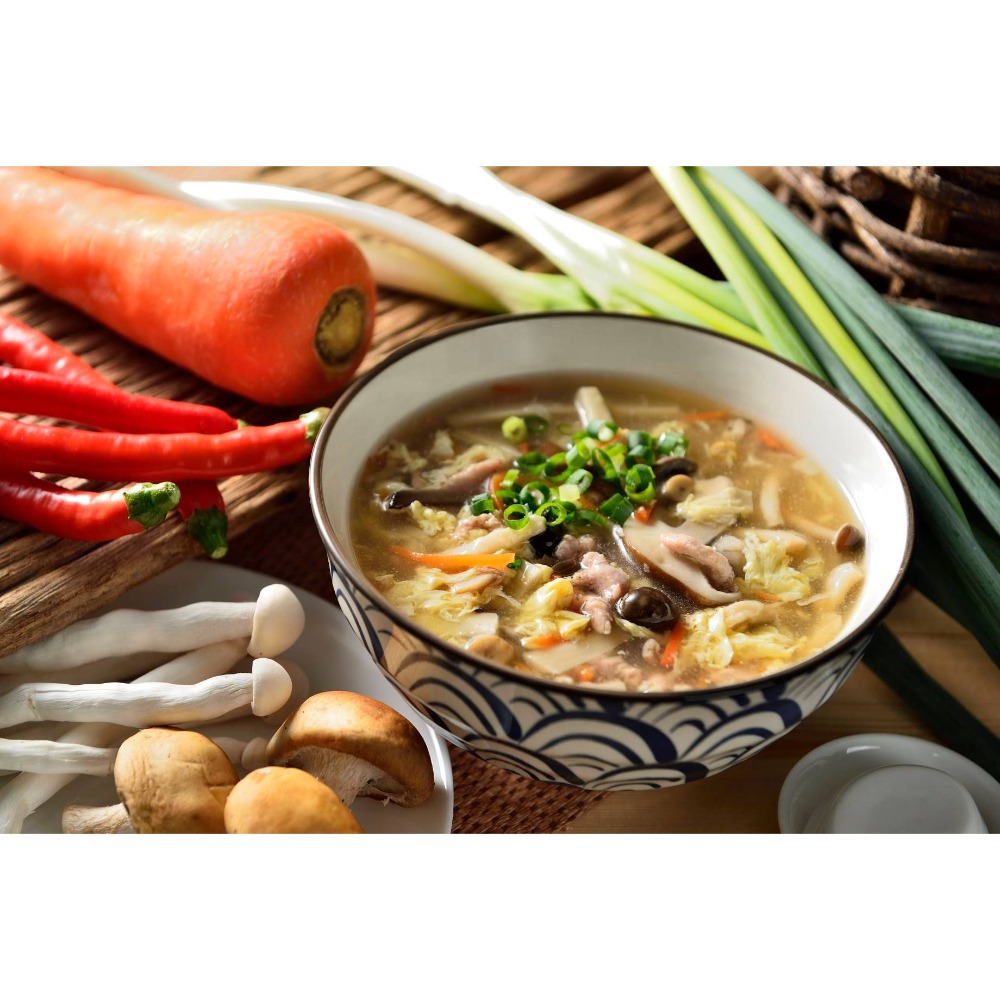 初見百菇-大滷湯麵 （湯500g*1包）（麵80g*1包）-細節圖2