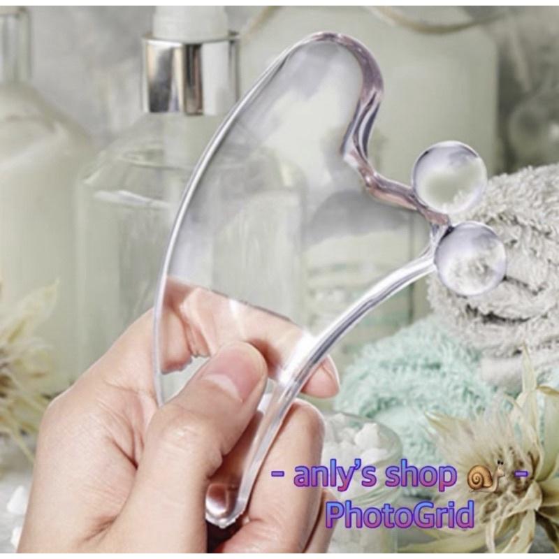 艾美莎莎💞台灣現貨 樹脂 特大號 水晶刮痧板 撥筋棒 心形 海豚按摩器 海豚刮痧板 蜜蠟刮痧器 刮痧 按摩板 穴位經絡梳-細節圖5