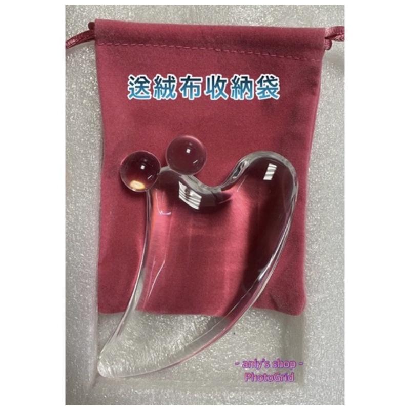 艾美莎莎💞台灣現貨 樹脂 特大號 水晶刮痧板 撥筋棒 心形 海豚按摩器 海豚刮痧板 蜜蠟刮痧器 刮痧 按摩板 穴位經絡梳-細節圖7