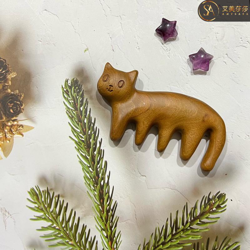 艾美莎莎💞台灣現貨 金絲檀 綠檀梳加厚按摩梳子 頭部放鬆舒壓按摩梳 經絡按摩梳 經絡梳淋巴排毒全身 經絡疏通指壓按摩刮痧-細節圖2